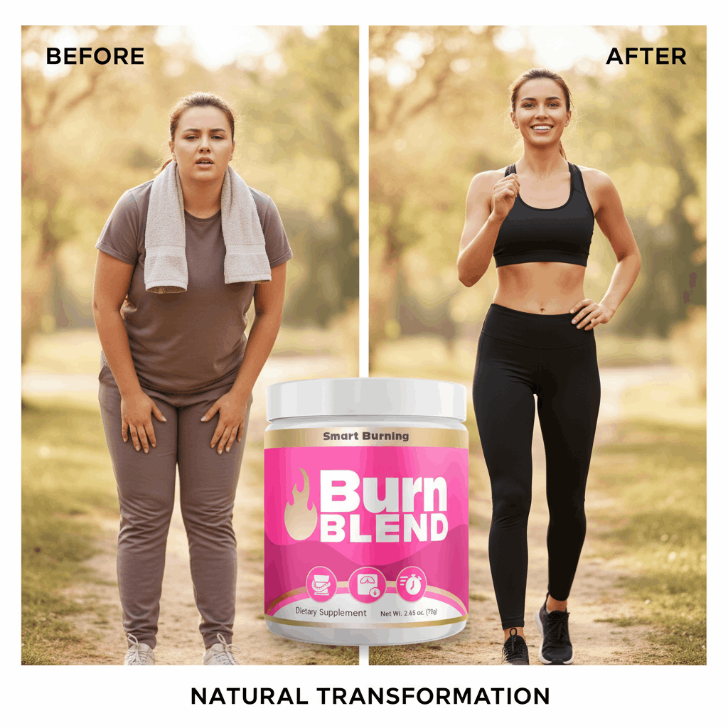 BurnBlend  before after image